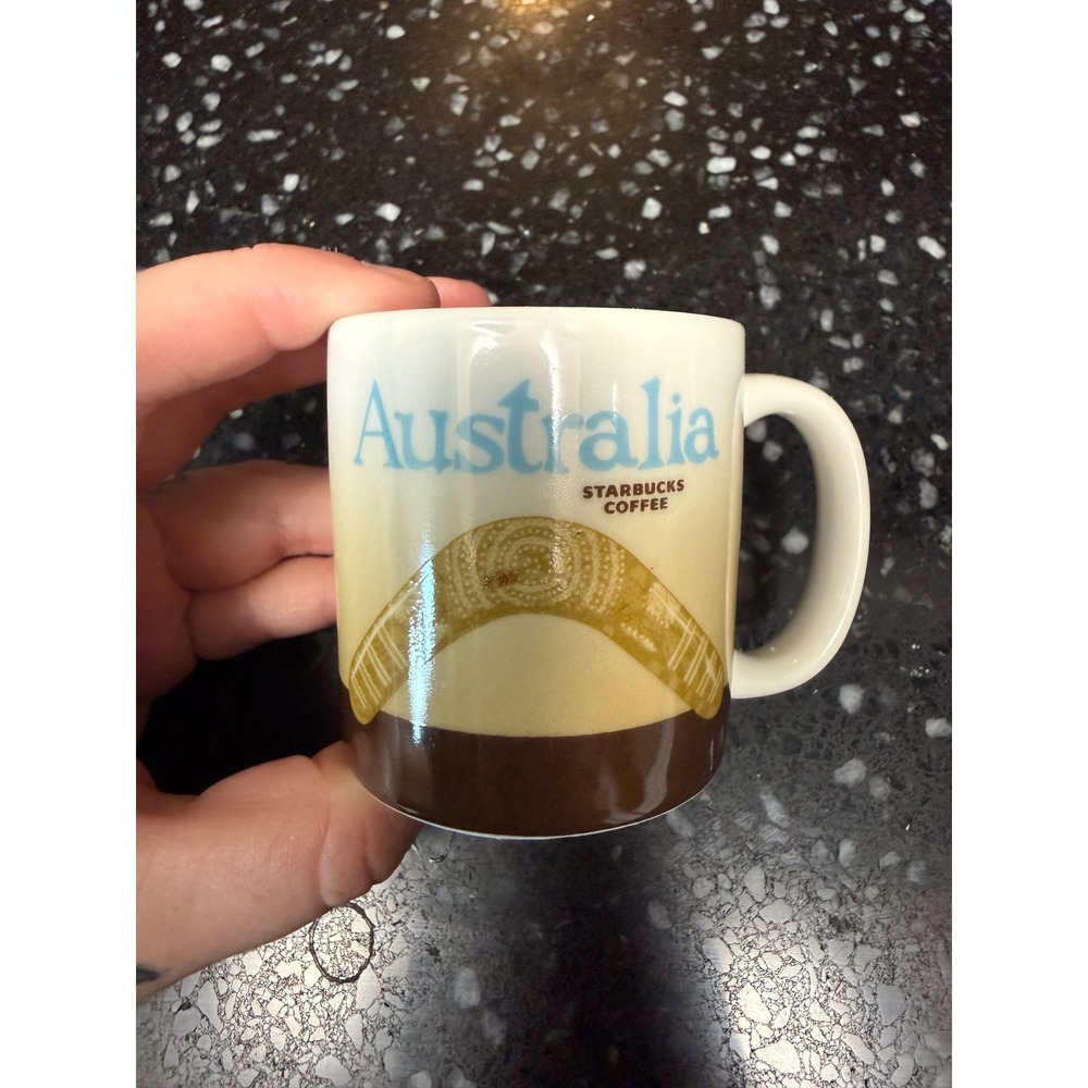 Starbucks Australia Global Icon Series 2009 Espresso Demitasse Mug 3oz Kangaroo